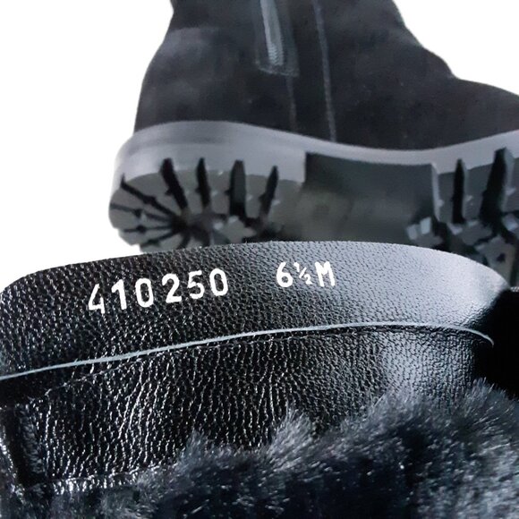 Aquatalia Women's Black Suede Winter Boot size 6.5M - Picture 6 of 10